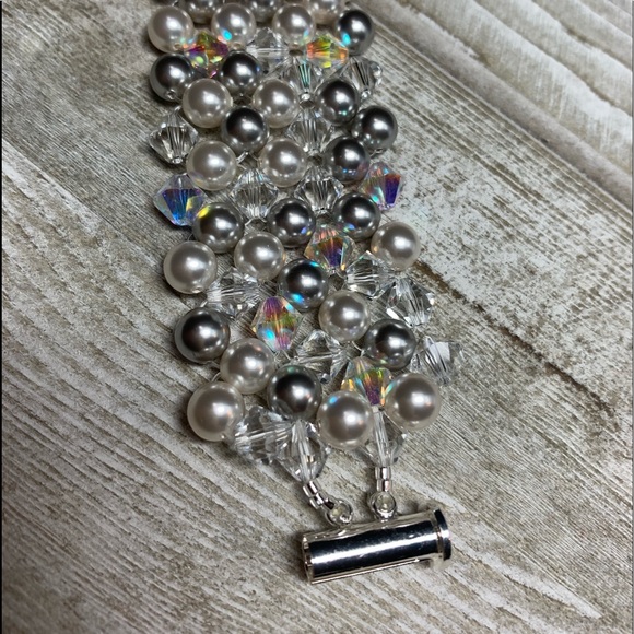 Handmade Swarovski Crystal “Ice” Bracelet - Picture 3 of 6